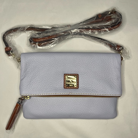 Dooney & Bourke	Foldover Zip Crossbody - Glacier Blue - Picture 1 of 9